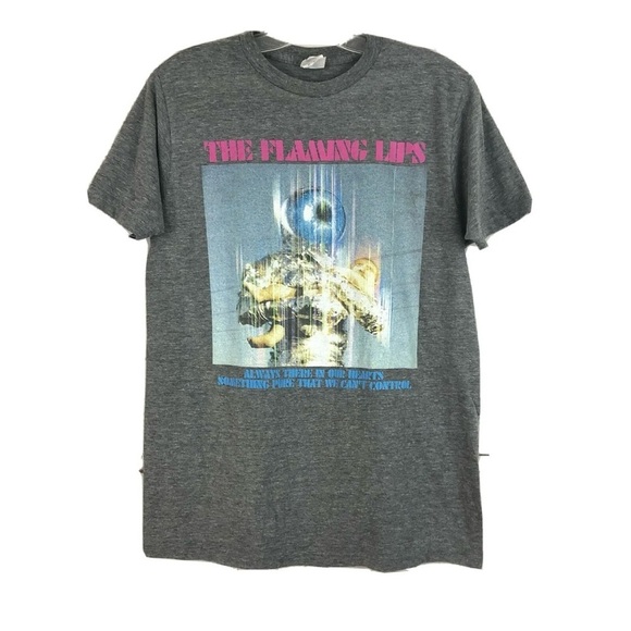 Rare Flaming Lips Always There In Our Hearts Tour Tee T-shirt Paris - Picture 1 of 5